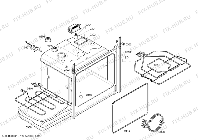 Схема №4 HEN760640 с изображением Фронтальное стекло для духового шкафа Bosch 00476872