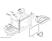 Схема №4 HEN760640 с изображением Фронтальное стекло для духового шкафа Bosch 00476872