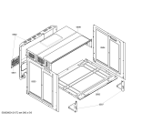 Схема №4 HEN320551 с изображением Панель управления для плиты (духовки) Bosch 00663035