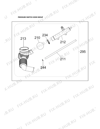 Схема №1 WM126V с изображением Другое для стиралки Whirlpool 482000016548