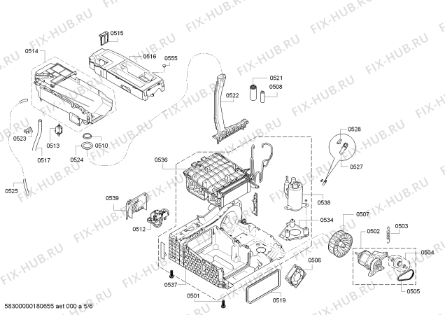Схема №3 WTY88780EU HomeProfessional SelfCleaning Condenser с изображением Модуль управления, запрограммированный для электросушки Bosch 00629845