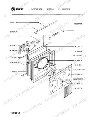Схема №3 195301236 1344.11LHCS с изображением Корпус духовки для плиты (духовки) Bosch 00202065