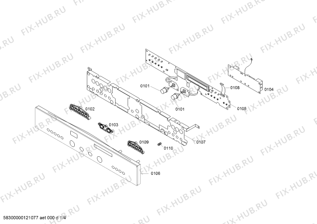 Схема №2 CN27350 с изображением Манжета для плиты (духовки) Bosch 00609632