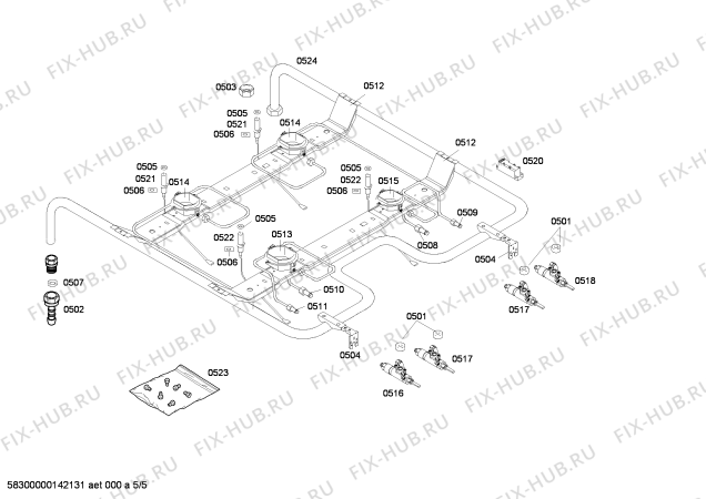Схема №2 HM522210T с изображением Ручка конфорки для плиты (духовки) Siemens 00614964