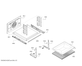 Схема №4 HBA74B150 Bosch с изображением Панель управления для электропечи Bosch 00740045
