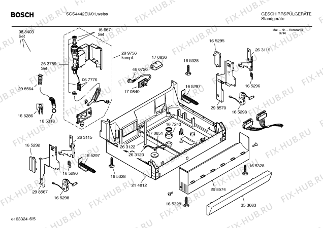 Схема №3 SGS4442EU Celebrity с изображением Панель управления для посудомойки Bosch 00218313