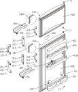 Схема №2 RF6275AC (236347, HZS2766) с изображением Дверка для холодильной камеры Gorenje 238649