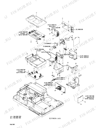 Взрыв-схема видеотехники Siemens FM350763 - Схема узла 07