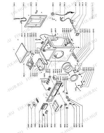 Схема №1 AWG 336/1 с изображением Микрофильтр для стиралки Whirlpool 481941849662