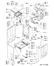 Схема №1 AWA 5106 с изображением Микропереключатель для стиралки Whirlpool 481228219482