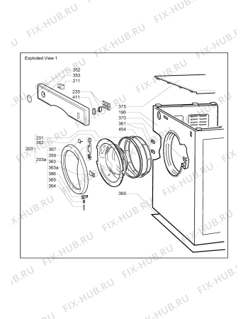 Схема №2 031236A15192 - C36AW с изображением Моторчик для сушилки Whirlpool 482000014596
