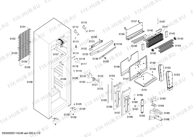 Схема №3 RSU327204B с изображением Стеклокерамика для холодильника Bosch 00444353