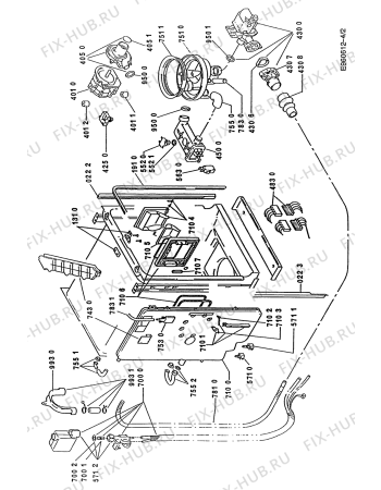 Схема №1 ADG 952 NBX с изображением Регулятор для посудомоечной машины Whirlpool 481241028098