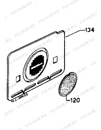 Взрыв-схема плиты (духовки) Zanussi BM34SB - Схема узла Electrical cooking plates