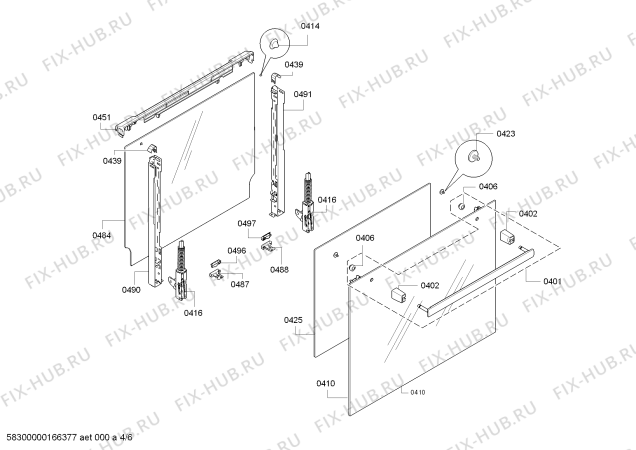 Схема №2 HEA23B140 с изображением Фронтальное стекло для духового шкафа Bosch 00688275