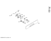 Схема №3 HBA63A224F с изображением Панель управления для духового шкафа Bosch 00707676