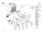 Схема №4 HEN2720 с изображением Панель управления для плиты (духовки) Bosch 00357980