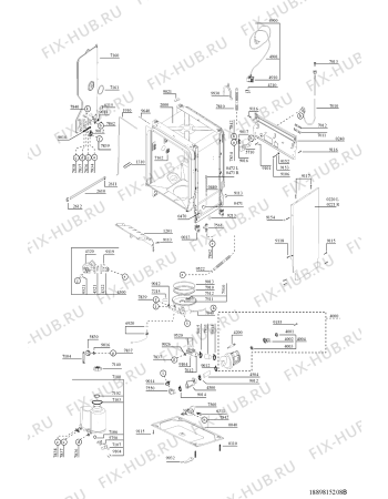 Схема №1 G2P DWS/SS с изображением Панель для посудомойки Whirlpool 481245370952