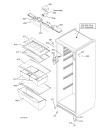 Схема №3 RLA84G (F034993) с изображением Изоляция для холодильной камеры Indesit C00219609