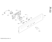 Схема №2 CF234653 с изображением Панель управления для плиты (духовки) Bosch 00747188