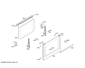 Схема №1 HB43AB221F Horno.siemens.3D.indp.S2.E0_CF_E.blanco с изображением Внешняя дверь для духового шкафа Siemens 00678651