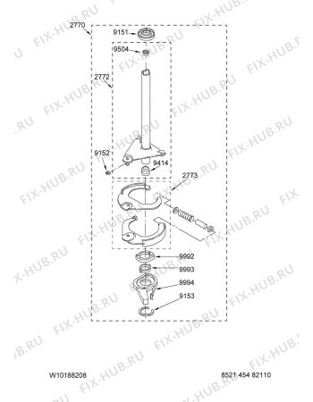 Схема №4 MTW5600TQ2 с изображением Обшивка для стиральной машины Whirlpool 480110100467
