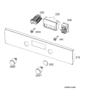 Схема №1 BEK455220M с изображением Кнопка для плиты (духовки) Aeg 140057897013