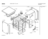Схема №4 SGU55T02SK с изображением Передняя панель для посудомоечной машины Bosch 00438280
