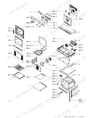 Схема №1 AKP 620/AV с изображением Переключатель для духового шкафа Whirlpool 481941379055