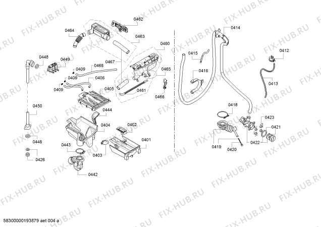 Схема №2 WAW28760SA с изображением Панель управления для стиралки Bosch 11025833