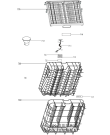 Схема №4 ADPF 851 WH с изображением Корзинка для посудомоечной машины Whirlpool 482000018795