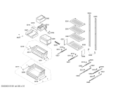 Схема №2 FI24NP30 с изображением Вставная полка для холодильника Siemens 00685969