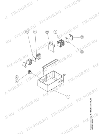 Взрыв-схема комплектующей Aeg HSWI30P - Схема узла Electrical equipment