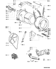 Схема №1 AWP 028 с изображением Переключатель для стиралки Whirlpool 481941258716