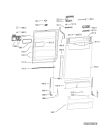 Схема №2 ADPU 108 IX с изображением Обшивка для посудомойки Whirlpool 481010791393