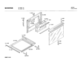 Схема №1 HE0333 с изображением Стеклянная полка для плиты (духовки) Siemens 00203075