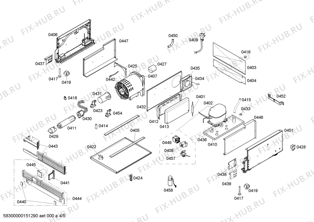 Схема №3 T18IF70NSP с изображением Монтажный набор для холодильника Bosch 00700964