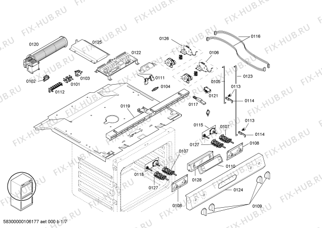 Схема №3 EB294101 с изображением Противень для плиты (духовки) Bosch 00218821
