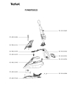 Схема №1 FV4687C0/23 с изображением Рукоятка для утюга (парогенератора) Tefal CS-00133345