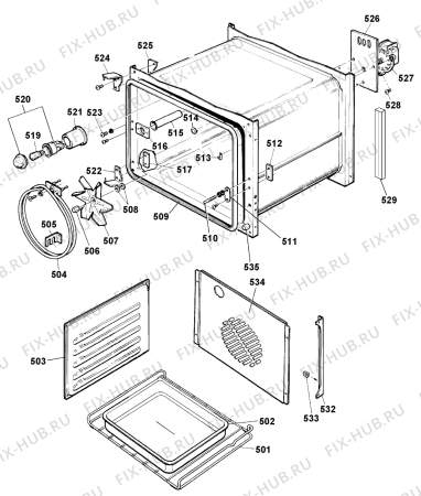 Схема №3 X156EK (F031846) с изображением Горелка для электропечи Indesit C00229210