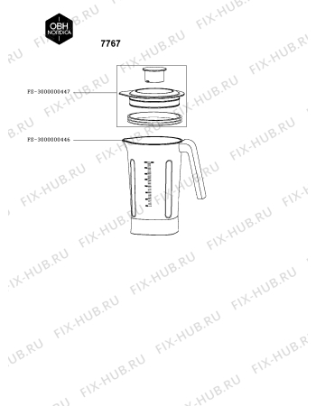 Схема №3 7767 с изображением Моторчик для блендера (миксера) Seb FS-3000000451