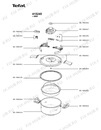 Схема №1 415254 с изображением Котелка Tefal SS-980464