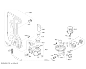 Схема №4 CG4A05V9 с изображением Силовой модуль запрограммированный для посудомойки Bosch 11020728