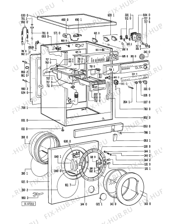 Схема №1 AWM 241 с изображением Вставка для стиральной машины Whirlpool 481945319745