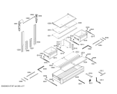 Схема №4 T36BT71FS с изображением Стеклопанель для холодильника Bosch 00682303