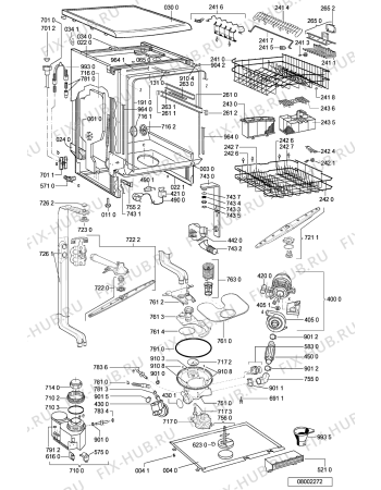 Схема №2 ADP5966WHM (F092259) с изображением Наставление для посудомоечной машины Indesit C00360247