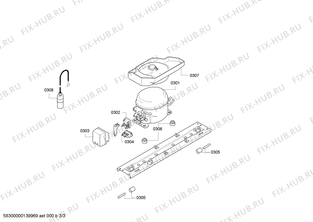 Схема №3 GS32NV96 с изображением Дверь для холодильника Siemens 00248207