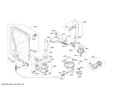 Схема №3 SMU69M95EU ActiveWater Eco с изображением Передняя панель для посудомойки Bosch 00709317