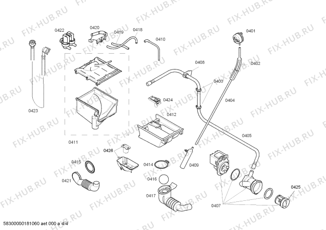 Схема №3 WAE242681W Maxx 7kg с изображением Инструкция по эксплуатации для стиралки Bosch 18003922