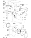 Схема №1 AWO/D 42115 с изображением Запчасть для стиральной машины Whirlpool 481221470049